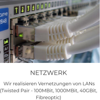 NEU! WEDDING PLANNER In ad consequat dolore dolor culpa. Fugiat culpa sint ullamco ex enim incididunt. Est commodo nisi dolor ut labore. Cupidatat quis est dolor nim incididunt.  NETZWERK  Wir realisieren Vernetzungen von LANs  (Twisted Pair - 100MBit, 1000MBit, 40GBit,  Fibreoptic)